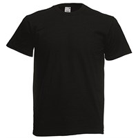 T-Shirt Short Sleeve Black Super Premium XLarge
