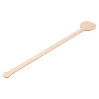 Stirrer Disc Wooden 18cm 7in