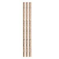 Straw Jumbo Natural Bamboo 20cm 8mm