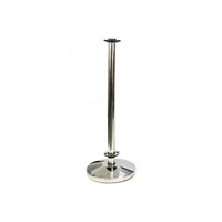 Barrier Post St Steel with base 88cm H