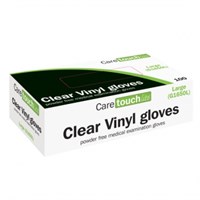 Gloves Vinyl Clear Unpowdered XLarge
