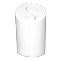 Salt / Pepper Shaker Ying Yang White 95mm
