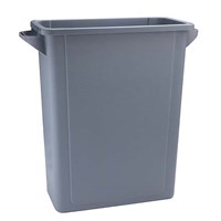 Bin Slim Handled Grey 65L 63cm H 60cmL 28cmW