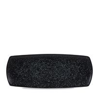 Platter Rectangular  Ash Black 20 x 30cm