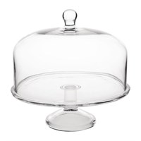 Cake Stand Base Glass 30.5x9.5cm H use 435494