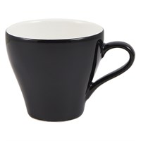 Genware Porcelain Tulip Cup 18cl/6.25oz Black