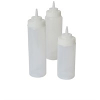 Squeeze Bottle Wide Neck Clear 32oz/94cl