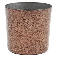 Serving Cup Steel Hammered Copper8.5cm