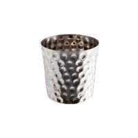 S/St. Serving Cup Hammered 8.5 x 8.5cm