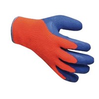 Gloves Freezer Latex Pair Orange/Blue One Size