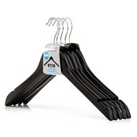 Hanger Wooden Black Trouser Loops 45cm