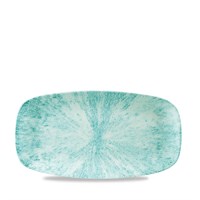Oblong Plate Stone Aquamarine 29.8x15.3cm