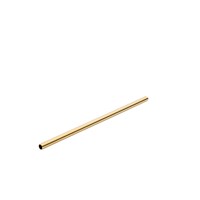 Straw Stainless Steel Cocktail Gold 14cm