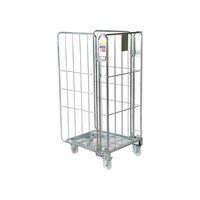 Roll Cage Container 3-Sided Nestable