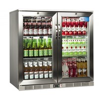 Bottle Cooler Double Door Hinged Coolpoint SS