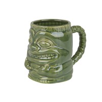 Cocktail Tiki Mug with Handle Green 42.5cl