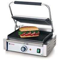 Contact Grill Panini Ribbed Top and Bottom