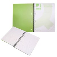 Notebook A5 Green Spiral Bound 160pages