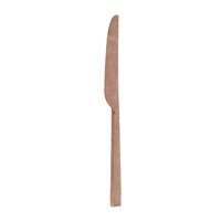 Cream Vintage Copper Table Knife 18/10