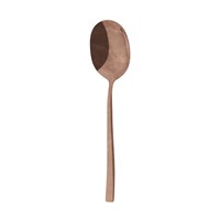 Cream Vintage Copper Soup Spoon 18/10