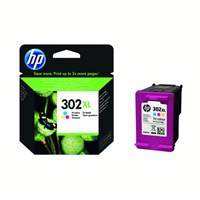 HP Printer Cartridge Colour Ink HP 302XL