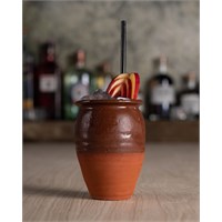 Cocktail Half Glazed Terracotta Cantarito Cup 36cl