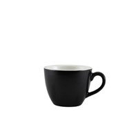 Matt Black Porcelain Bowl Shaped Cup 9cl/3oz