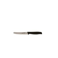 Knife Tomato 4in 10cm Serrated Black Handle
