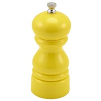 Genware Salt Or Pepper Grinder Yellow 12.7cm