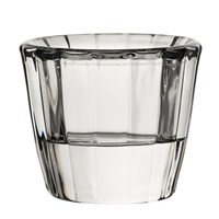 Nightlight Holder Ribbed Clear 5.7cm D