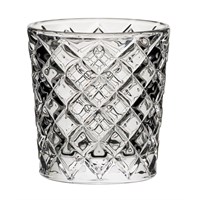 Nightlight Holder Criss Cross Clear 6.4cm