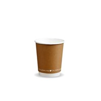 Paper Hot Cup Kraft Double Wall 8oz BP