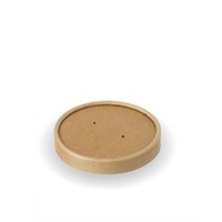 Soup Lid for 8 and 12oz Brown Kraft Container