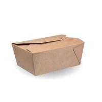 No 8 Kraft Hot Food Box 170 x 137 x 64mm