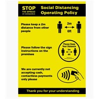 Shops & Retail Social Distancing Operating Policy A4