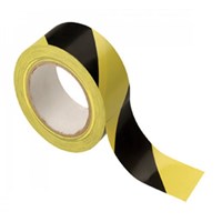 Yellow/Black Stripe Adhesive Floor Tape Roll