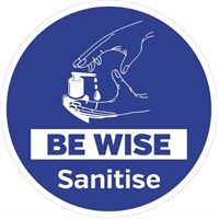 Be wise sanitise Floor