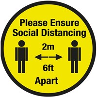 Please ensure of social distancing Floor 20cm