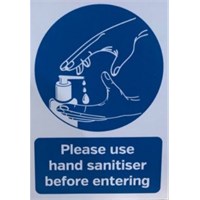 Sanitiser sign -  A5