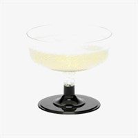 Cocktail Glass Plastic Disposbale Clear 17cl
