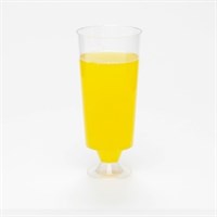 Champagne Flute Plastic Disposable Clear 20cl