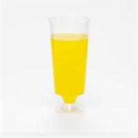 Champagne Flute Plastic Disposable Clear 20cl