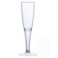 Champagne Flute Plastic Disposable Clear CE 125ml