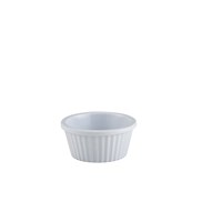 Ramekin 1oz Fluted White