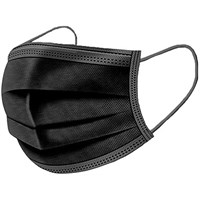 3 Ply Face Mask - General Use Black
