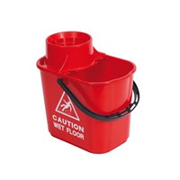 Mop Bucket and Wringer Red 15L