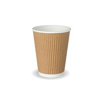 12oz Brown Ripple Cup