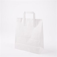 Large White Carrier Bag 260x390x305mm