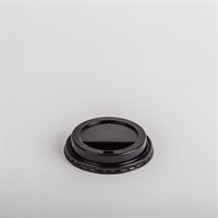 Black Slip Thru Lid 12/16 oz