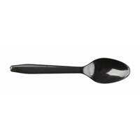 Lightweight Black Dessert Spoon